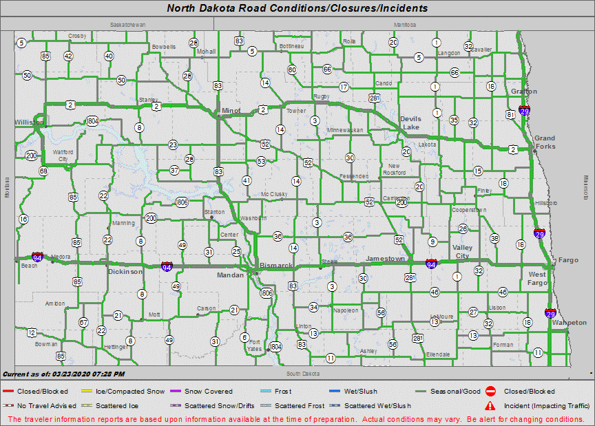 Nd Road Conditions